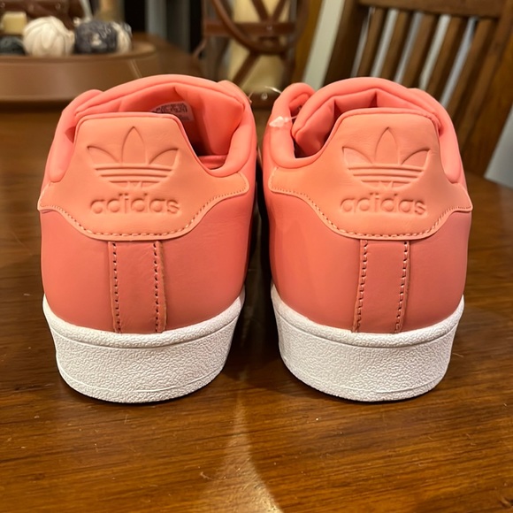 Adidas Superstar Metal Toe W Shoes Sneakers new Rose BY9750 Women’s Size 8 - Picture 9 of 16